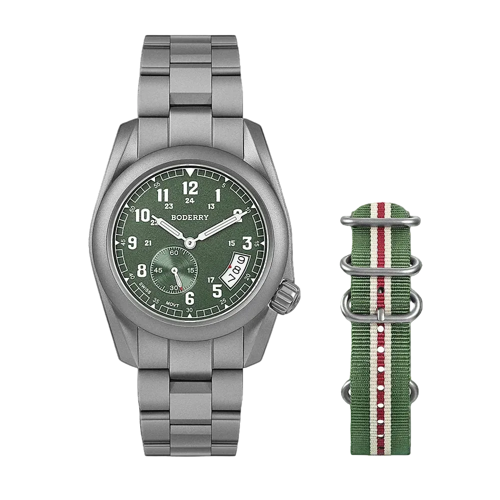 Boderry Field Watch Titanium Quartz Watches - Product Image 21