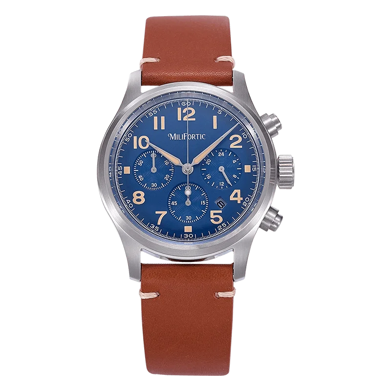 Milifortic Men's Solar Chronograph Sapphire Watch - Product Image 2