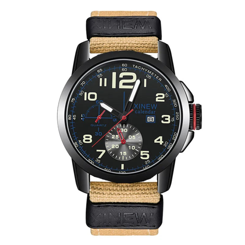 Men Big Brand XINEW Watches Fashion Nylon Band - Product Image 18