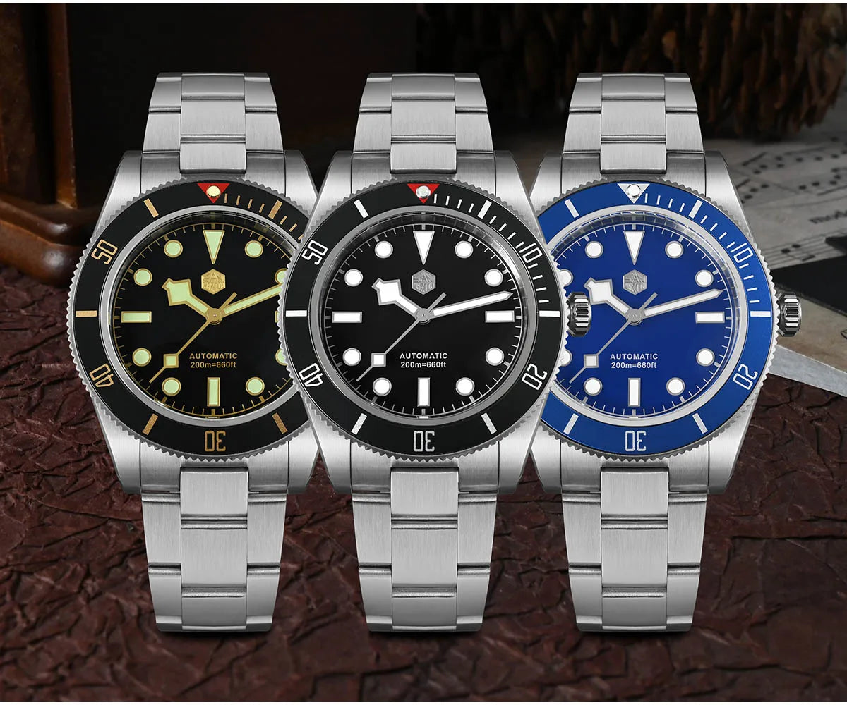 San Martin mm Retro Luxury Diver Watch NH - Product Image 7
