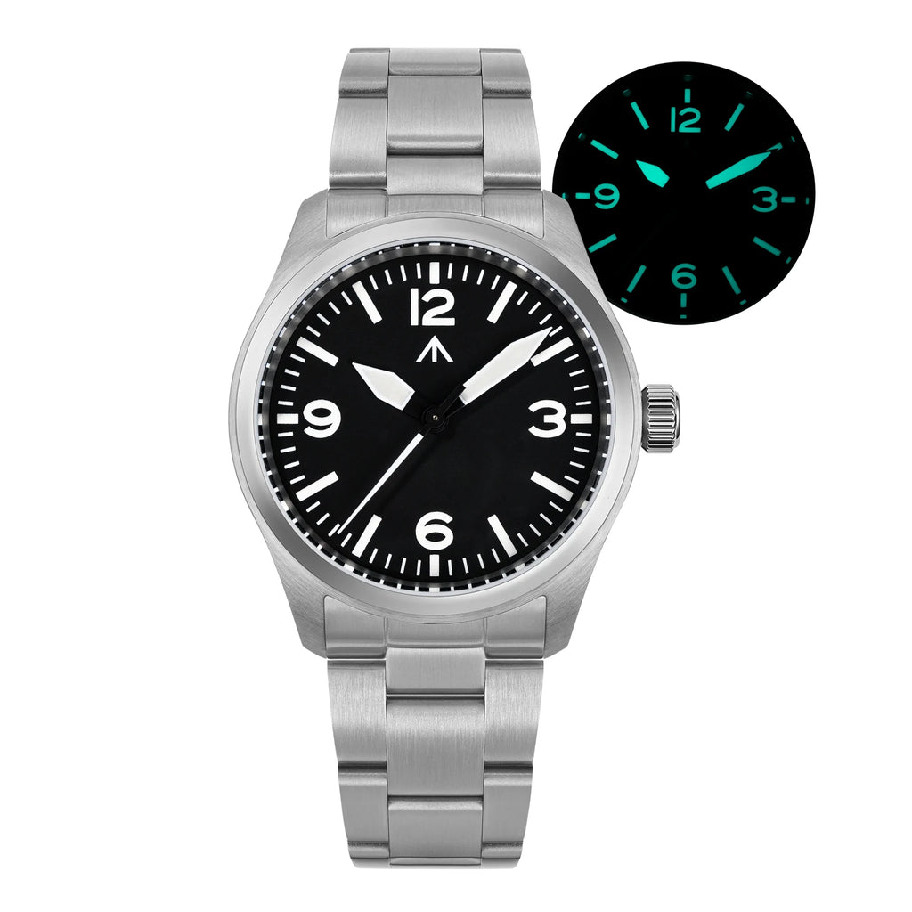 Militado ML Vintage Black Watch VH Sweep Quartz - Product Image 41