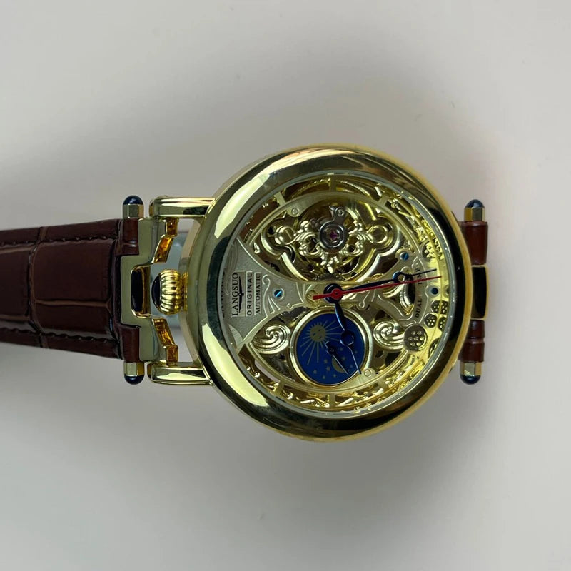  Luxury Moon Phase Men's Watches Original - Product Image 5