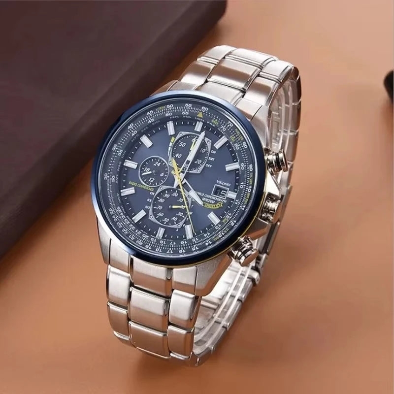 vastara luxury men’s quartz watch watch 14 - casual unisex timepiece with chronograph (USA)