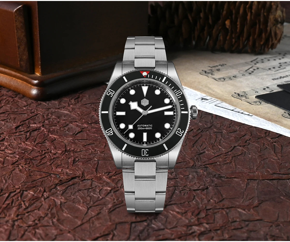 San Martin mm Retro Luxury Diver Watch NH - Product Image 12