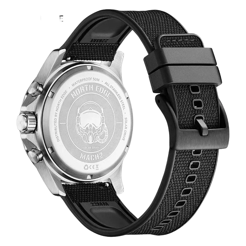 ORTH EDGE MACH Men's Watches Solar Power stainless - Product Image 2