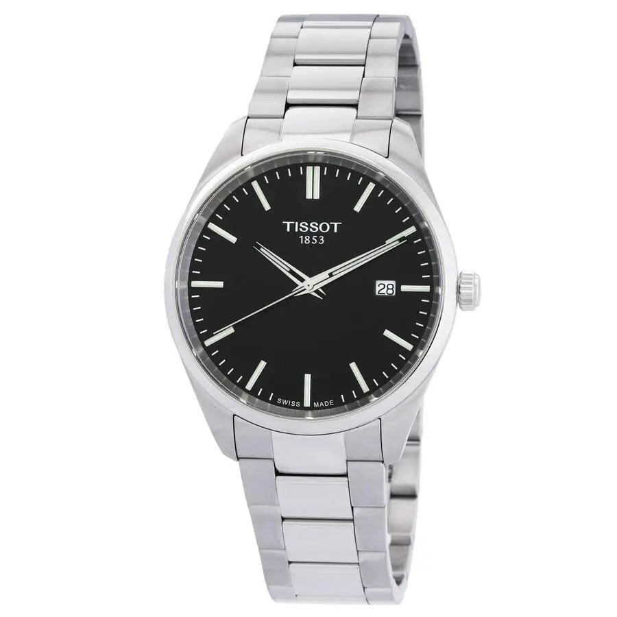 Tissot | PR Quartz Black Dial Men's Watch T - Luxury Watch with precision timepiece
