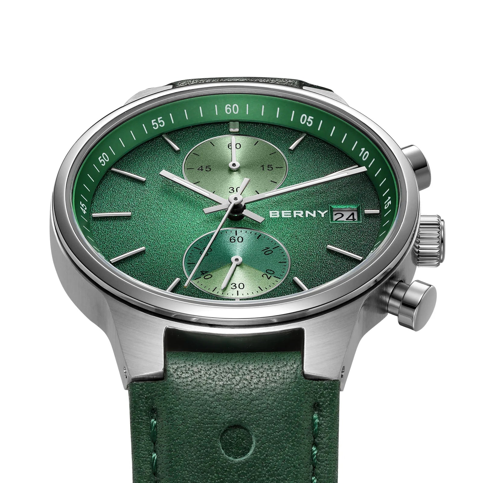 vastara - men's chronograph watch with luminous display watch detail - quartz movement movement, chronograph, waterproof