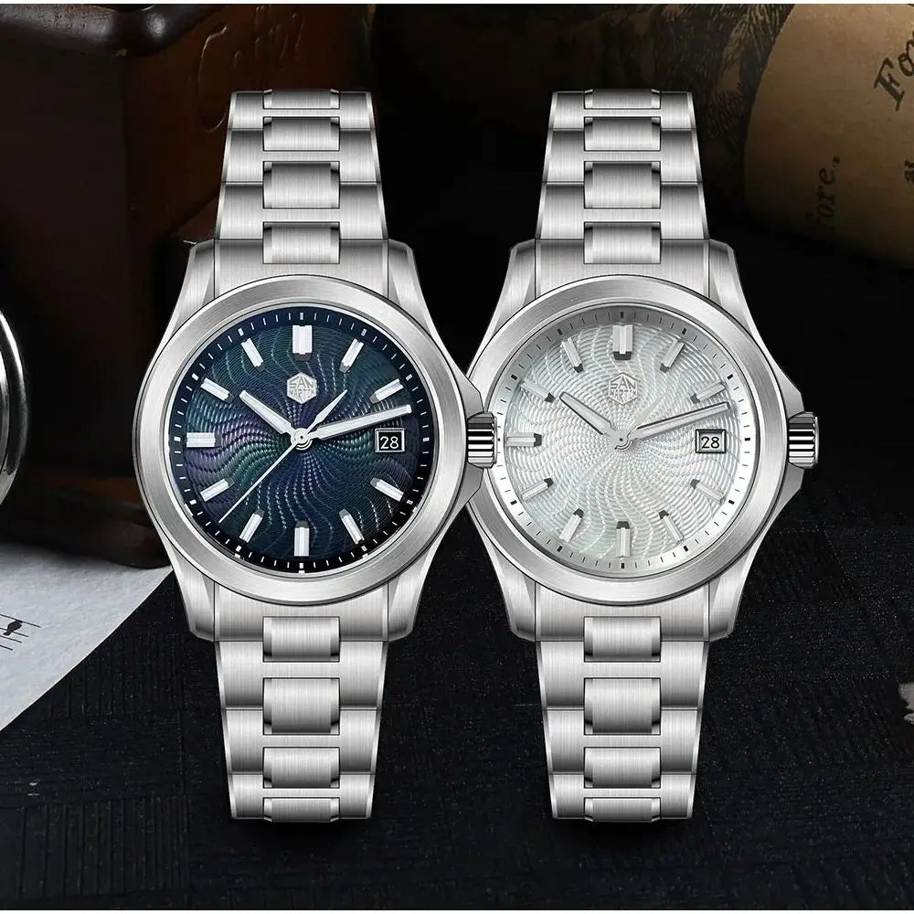 San Martin SN mm Guilloche MOP Dial Gada Watch - Product Image 7