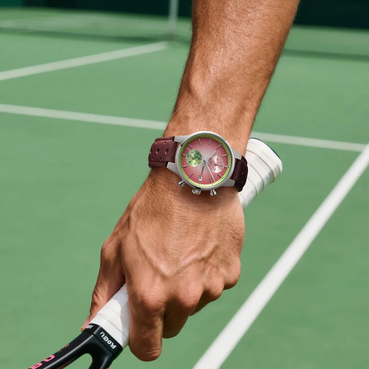 vastara - men's chronograph watch with luminous display watch 14 - casual unisex timepiece with chronograph (USA)