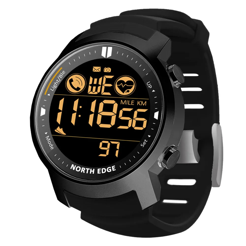 Military Stopwatch NORTH EDGE Sport Men's Digital - Luxury Watch with precision timepiece