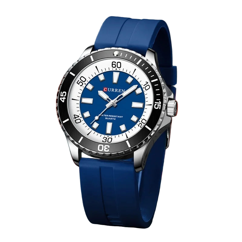 unisex modern watch vastara - lumetime classic waterproof luminous quartz watch for men - business timepiece with neutral