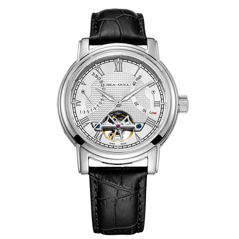 vastara - men's automatic mechanical wristwatch seagull watch 11 - casual luxury timepiece timepiece with waterproof (USA)