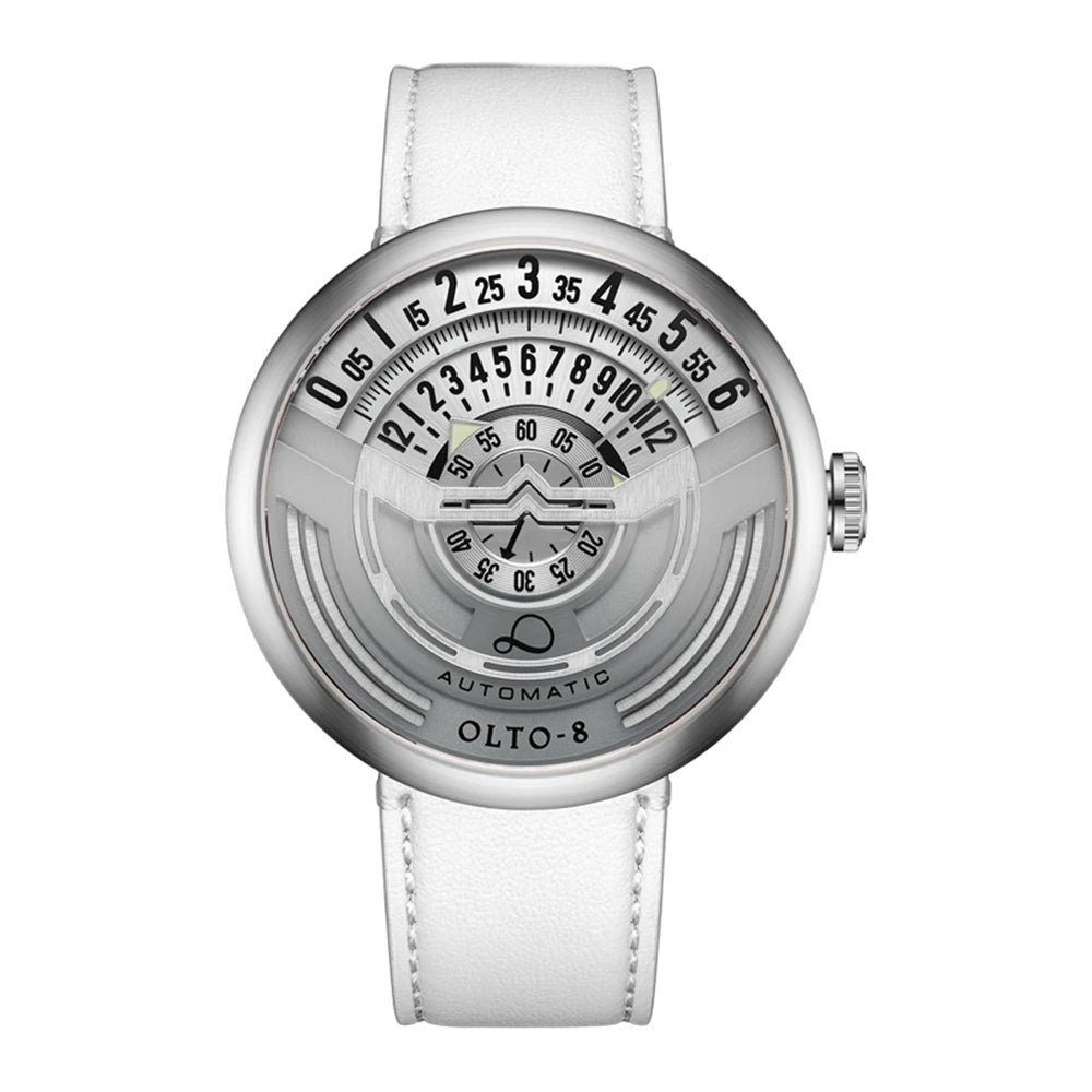 vastara olto-8 edition wristes sports 46mm stainless steel luminous clocks watch 24 - sports unisex timepiece with stainless