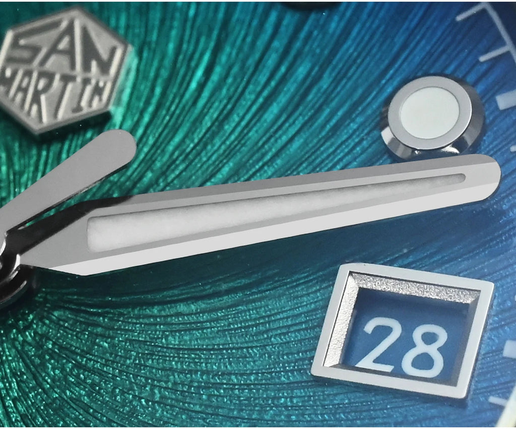 San Martin .mm mm Enamel Spiral Vortex Dial Men - Product Image 35