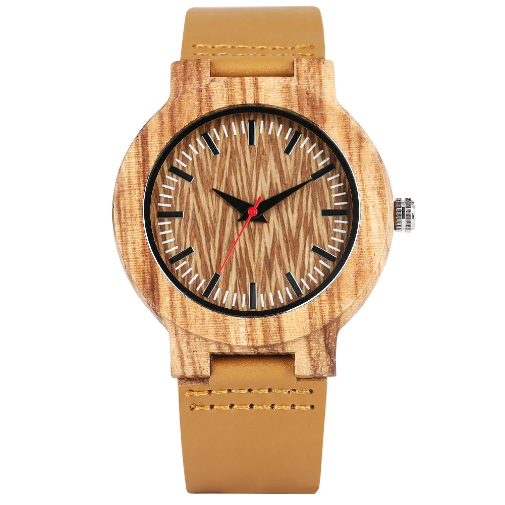 Wooden/Bamboo Watch Case Women's Wristwatch Quartz - Product Image 23