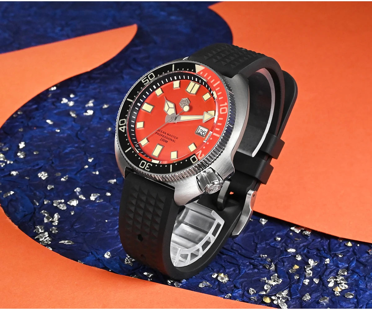 San Martin Men Automatic Watch Military Mechanical - Product Image 10