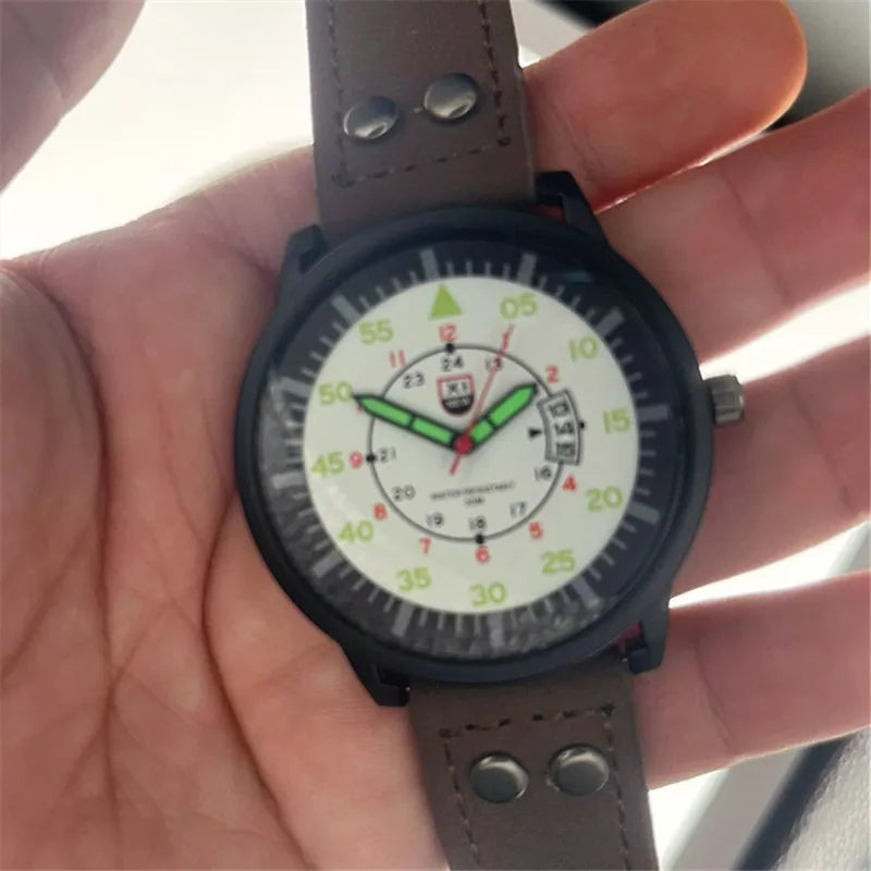 vastara reloj hombre xinew es for leather band simple sports date wristes relogios masculinos genuine leather with genuine