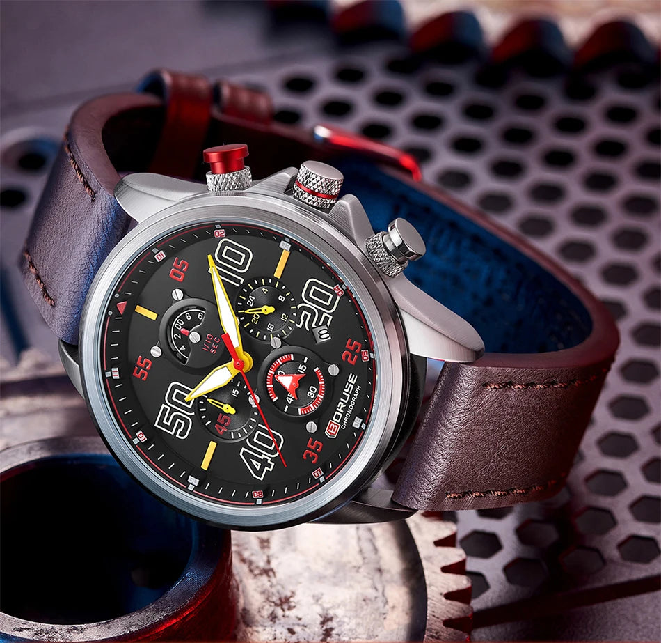 vastara fashion mens sports watches luxury men business watch 6 - casual unisex timepiece with chronograph (USA)