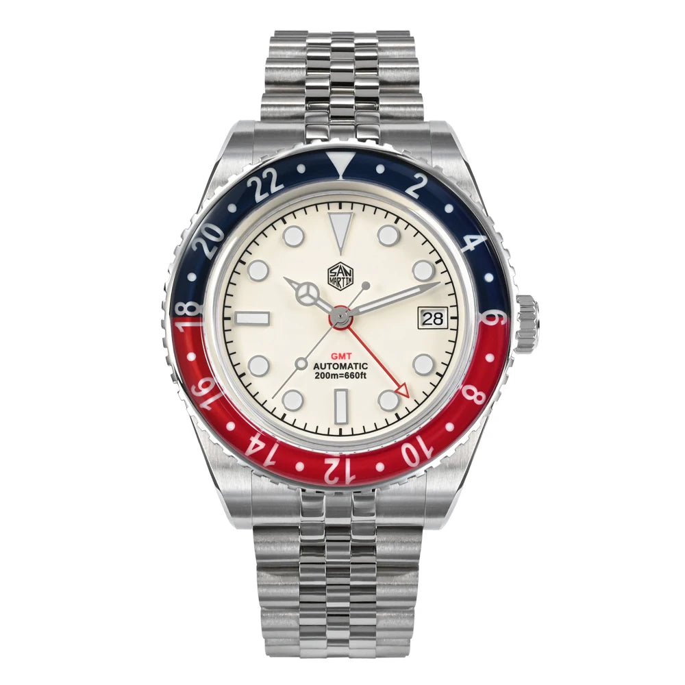 San Martin mm NH GMT Diver's Watch Men Sapphire - Product Image 50
