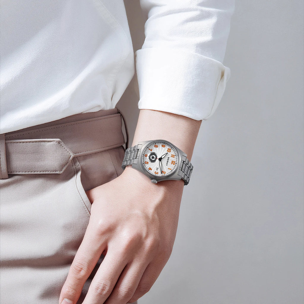 vastara berny full titanium super luminous with sapphire st1731 watch 30 - classic unisex timepiece with stainless steel