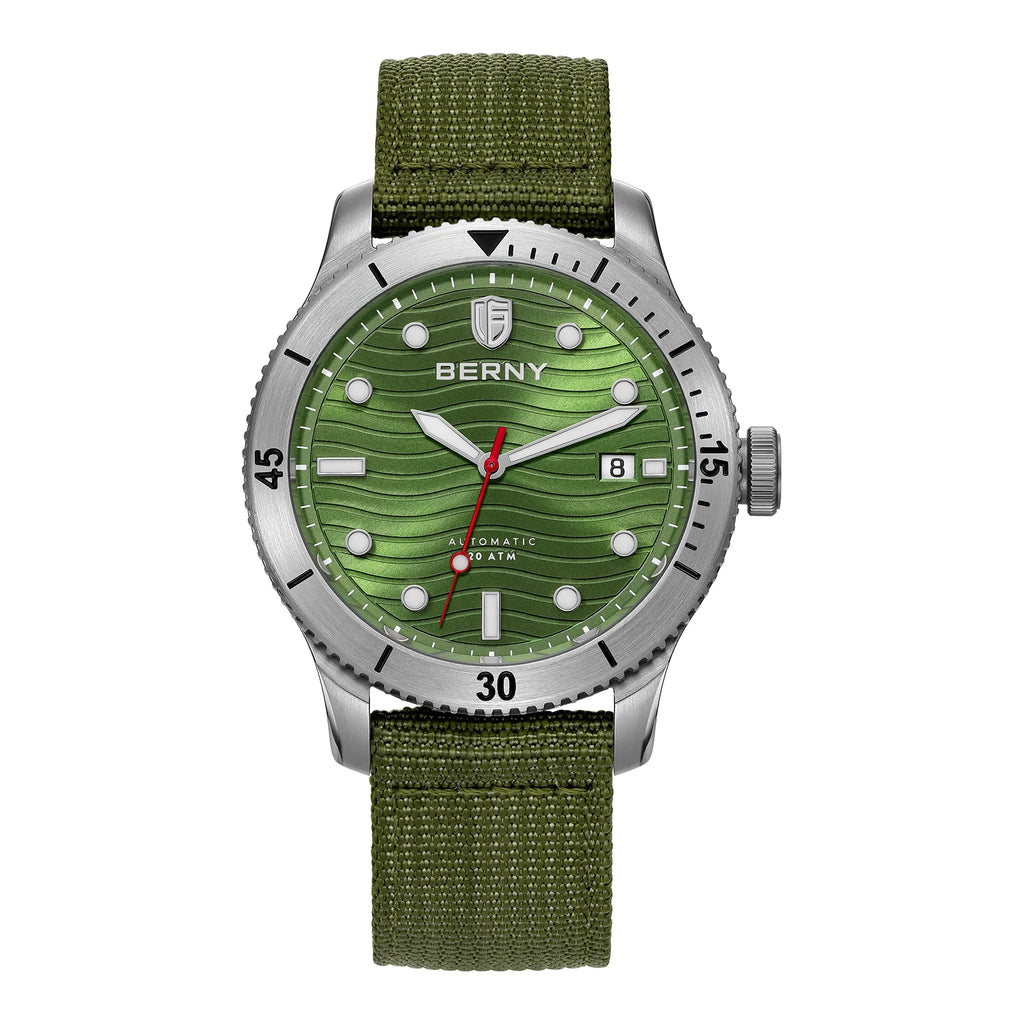 vastara berny diver for pt5000 luminous sapphire lens sport swimming diving watch 13 - classic unisex timepiece with