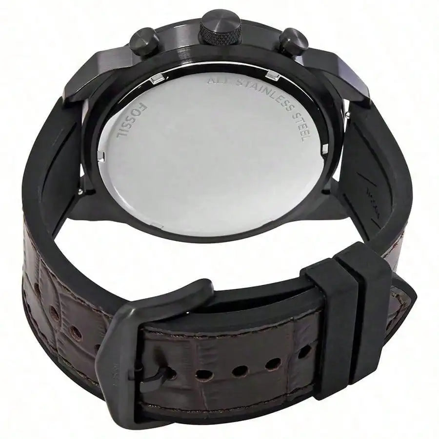 vastara - fossil men's stainless steel three-pointer round dial watch watch 5 - casual unisex timepiece with stainless steel