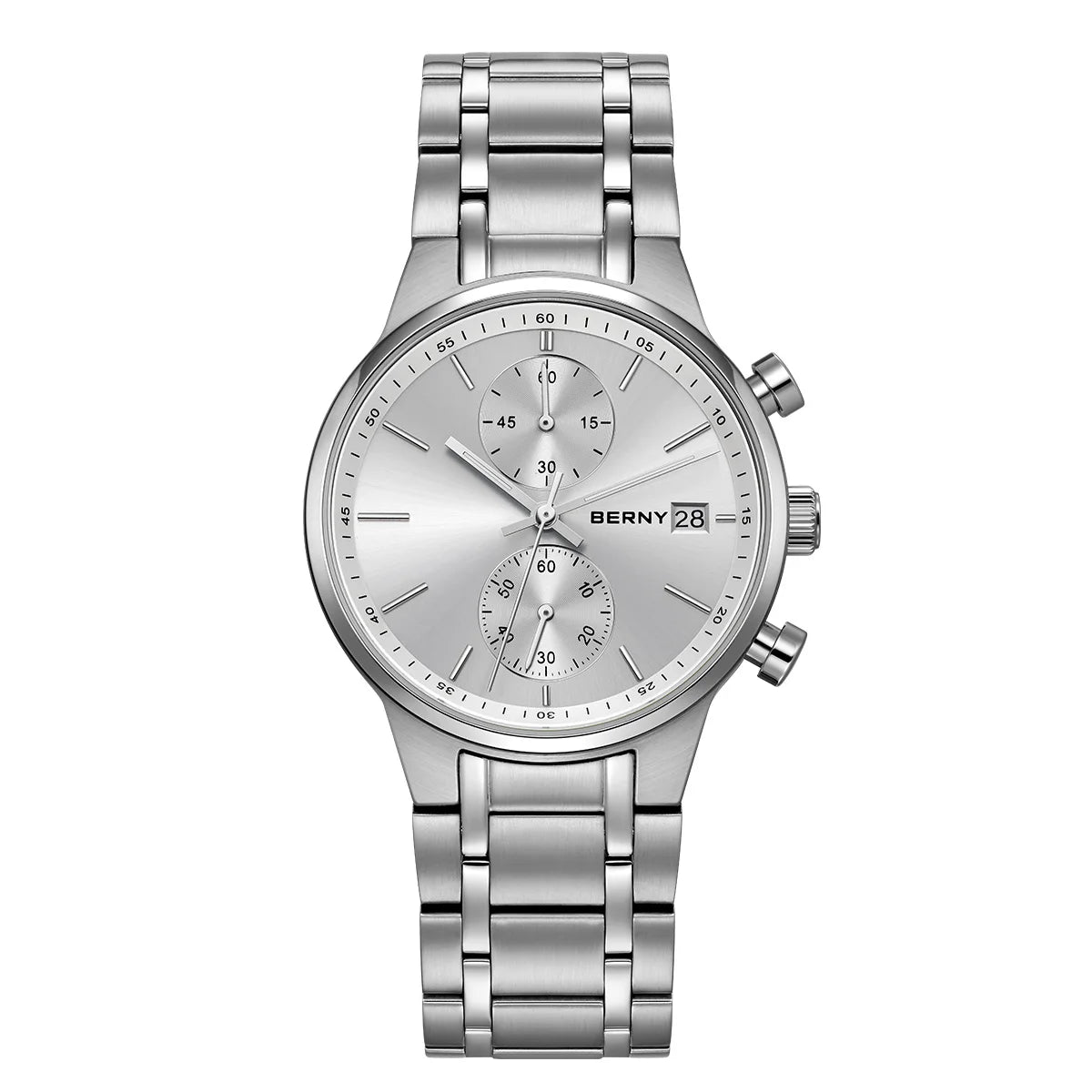 vastara - men's chronograph watch with luminous display watch 21 - casual unisex timepiece with chronograph (USA)