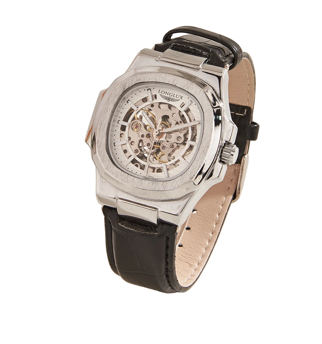 unisex casual watch vastara - shadowcore skeleton automatic watch - daily wear timepiece with neutral dial (USA)