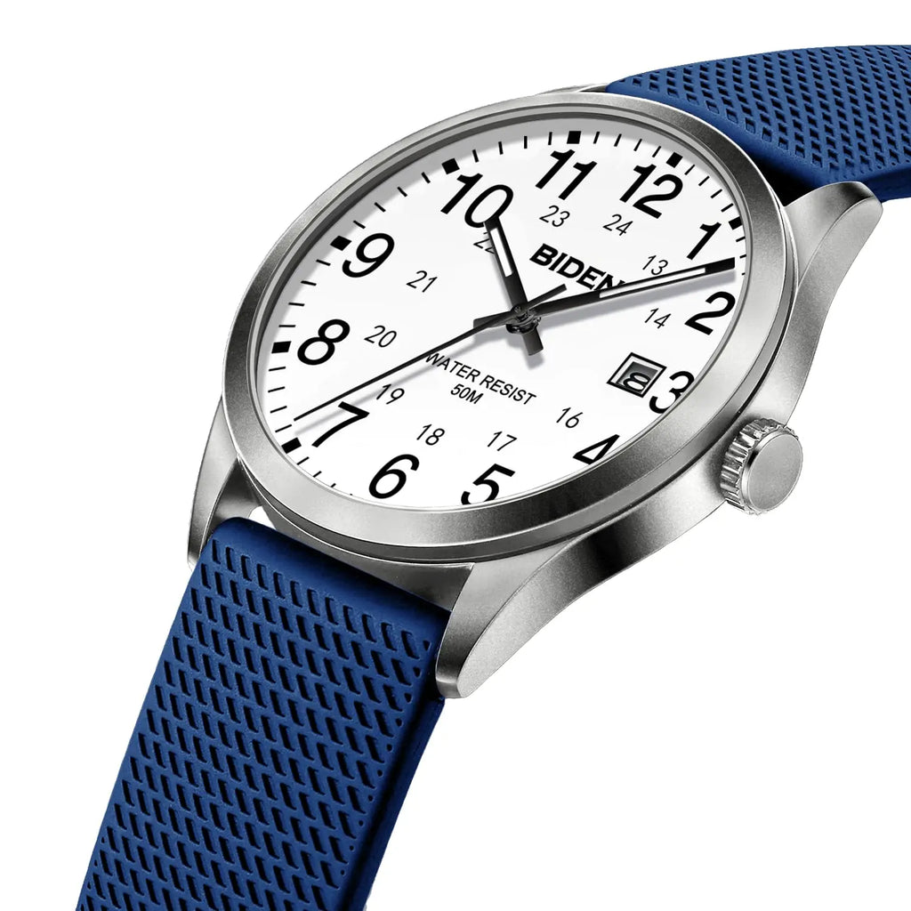 vastara - biden men's watch quartz sports watch 8 - sports unisex timepiece with waterproof (USA)