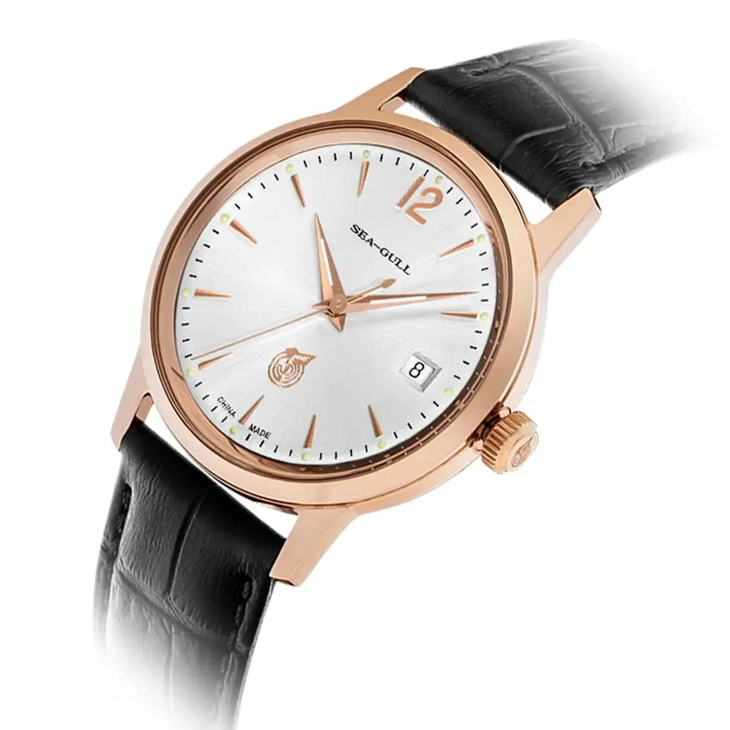 Seagull Men's Watch Classic Retro Re-Edition Gold - Product Image 2