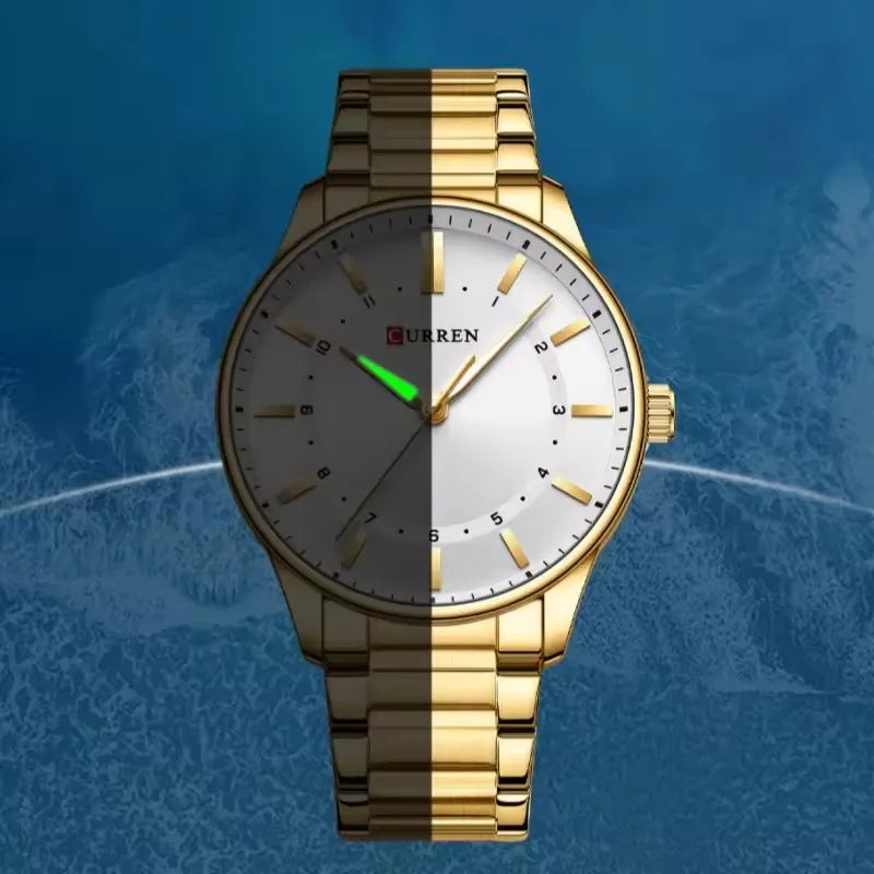 vastara 8430 classic 's luminous stainless steel business and leisure 's reloj hombre watch 5 - business unisex timepiece