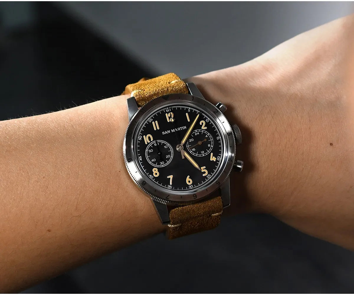 San Martin .mm Vintage Men Watch Military Style VK - Product Image 12