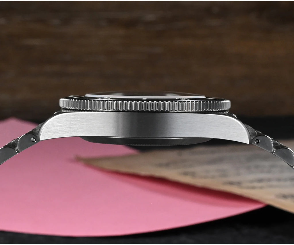 San Martin mm Diver Watch Enamel Dial Light Blue - Product Image 15