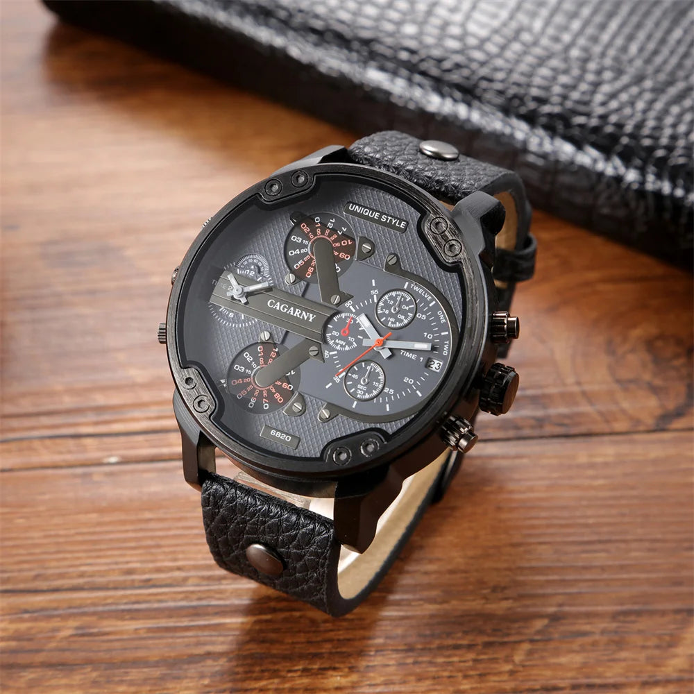 vastara cool big dial es for - genuine leather genuine leather design watch 13 - classic unisex timepiece with stainless