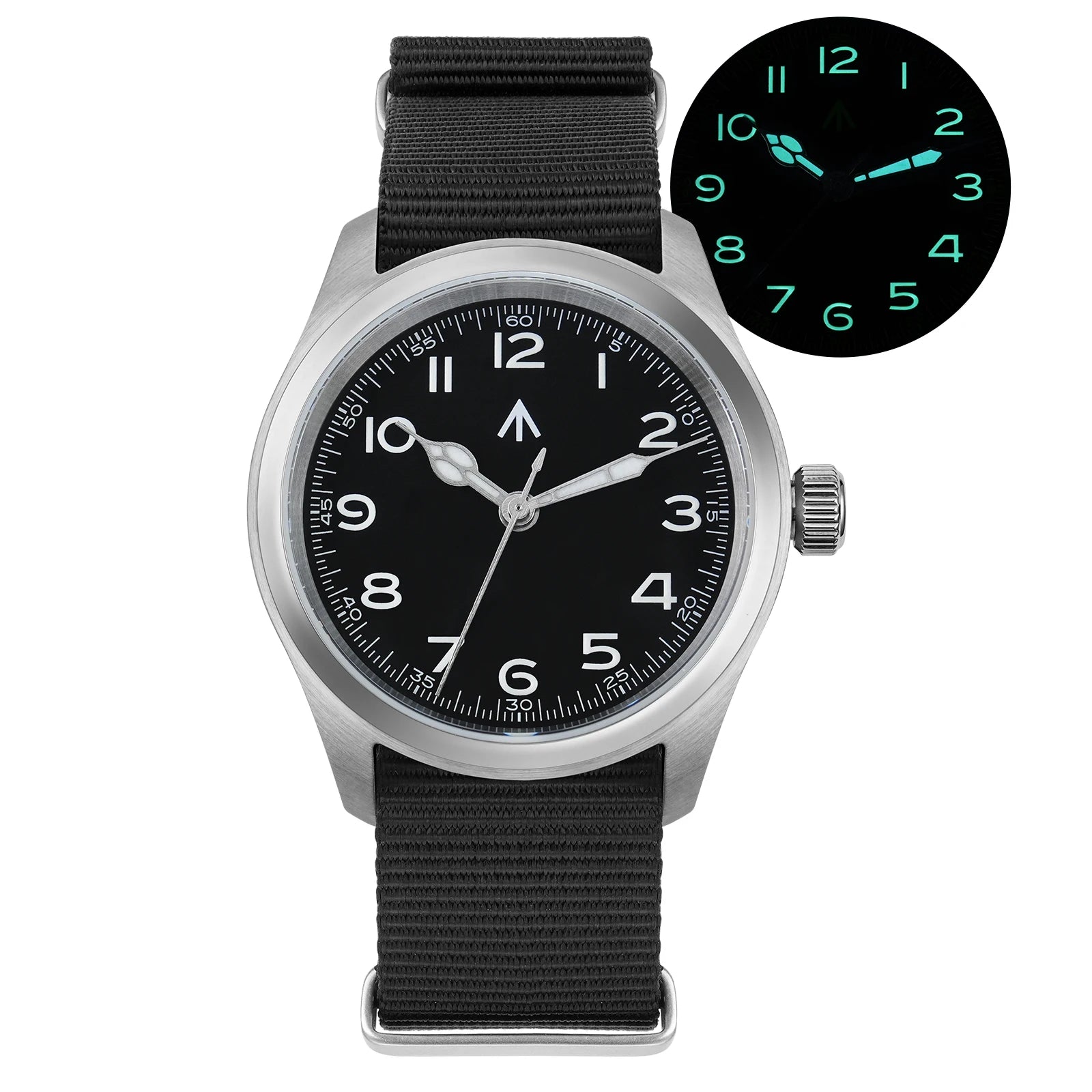 Militado ML Vintage Black Watch VH Sweep Quartz - Product Image 43