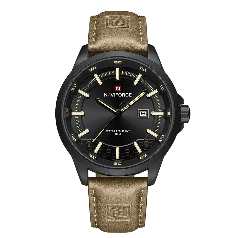 vastara naviforce design es for comfortable genuine leather japanese date gifts for watch 21 - classic unisex timepiece with