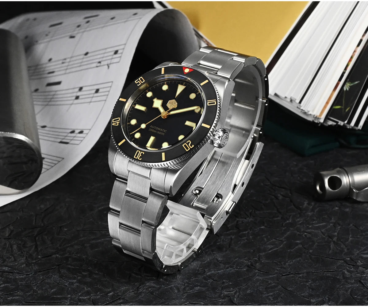San Martin mm BB Vintage Diver Watch NH Automatic - Product Image 14