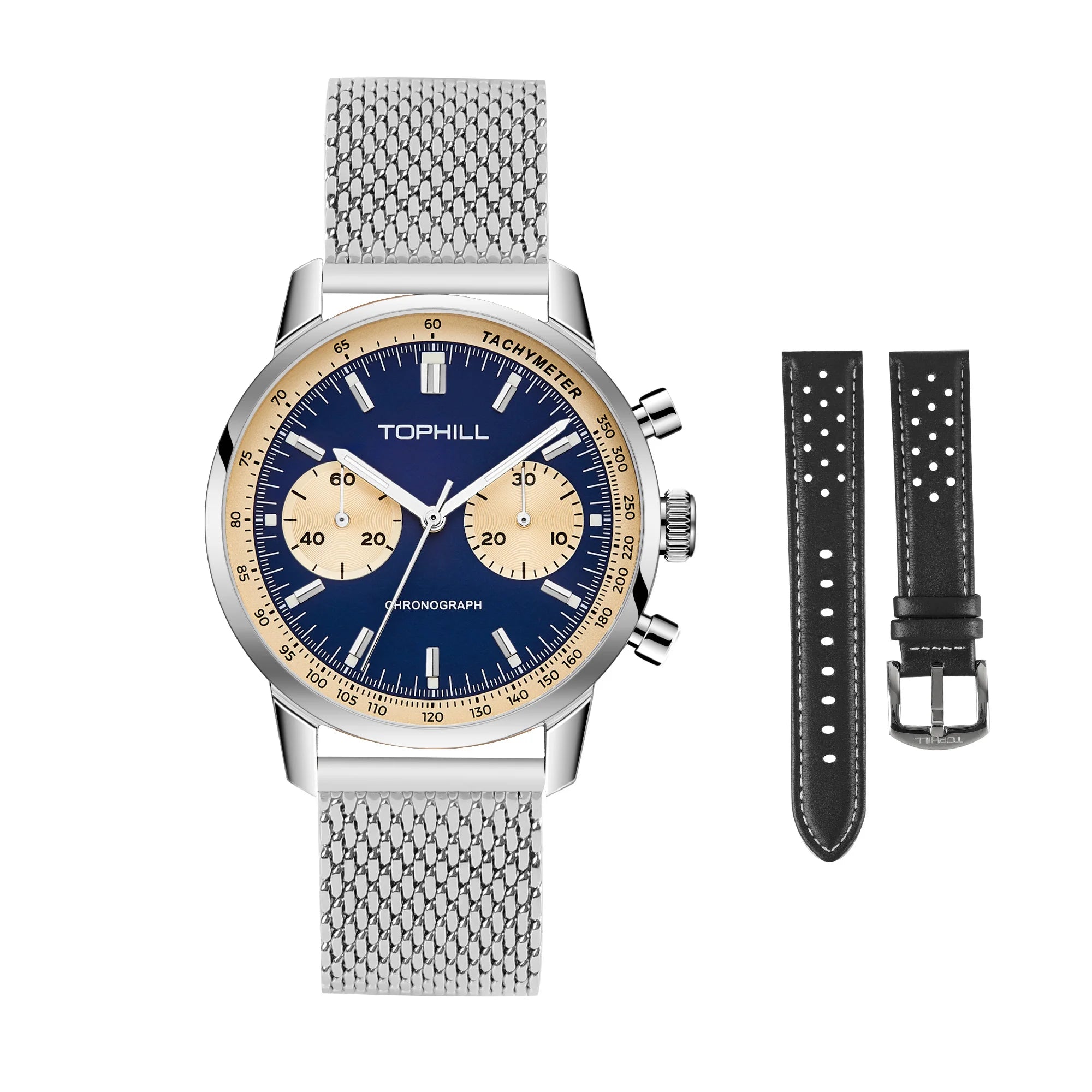 TOPHILL Chronograph Watch Racing Watch Seagull - Product Image 24