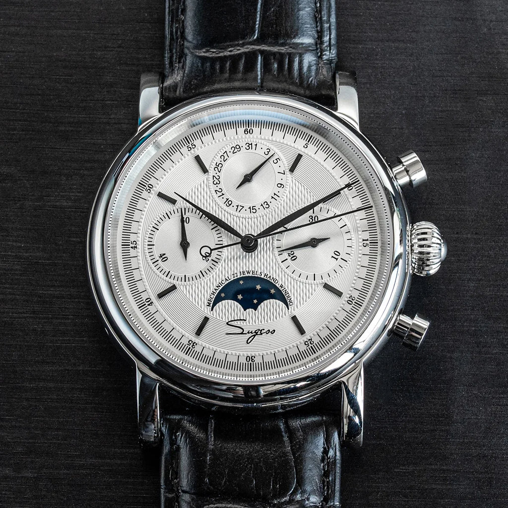 vastara sapphire sugess st1908 swanneck with technology watch 19 - classic unisex timepiece with stainless steel (USA)