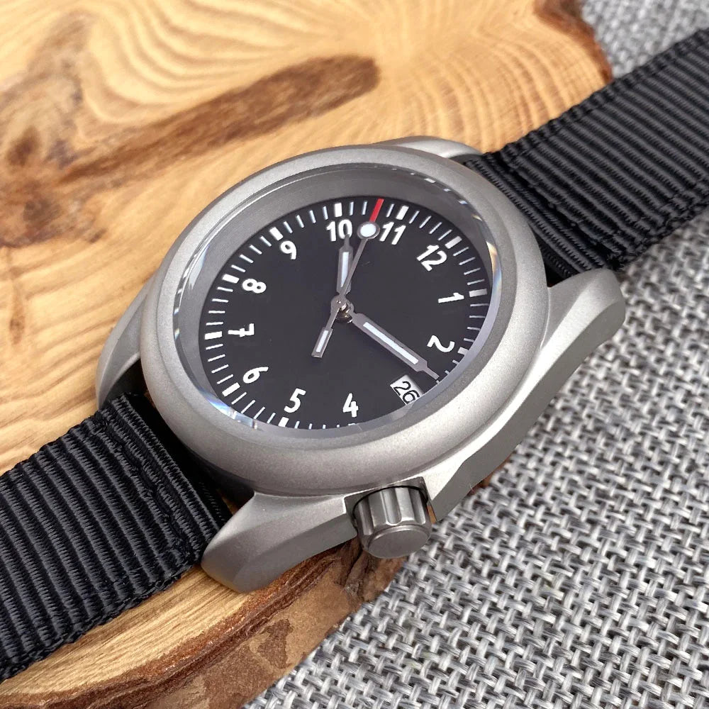 Tandorio Black MOP Shell Dial Lume mm NHMechanical - Product Image 7