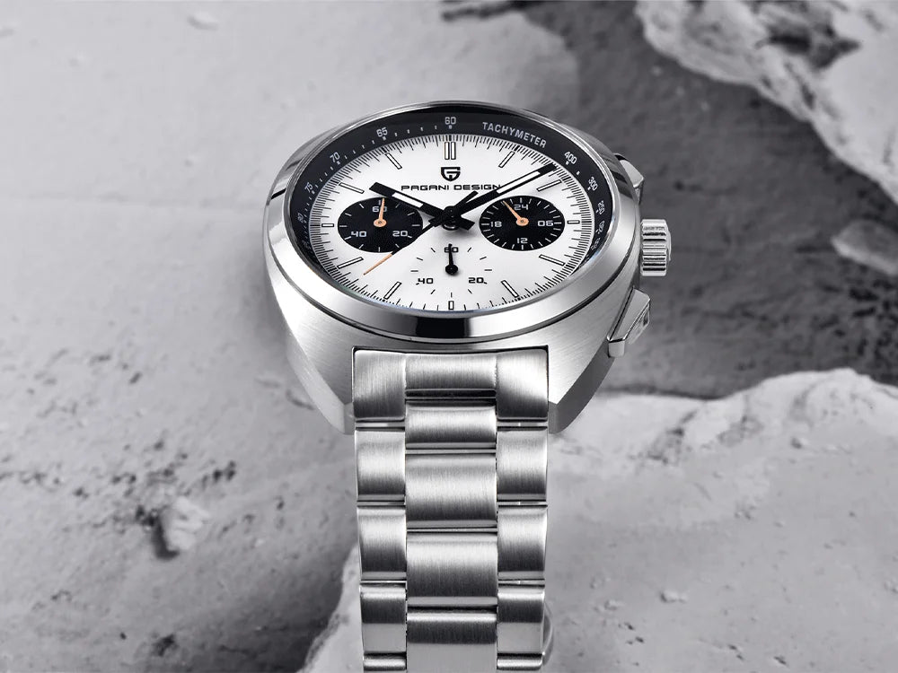 vastara luxury men’s chronograph – sapphire stainless steel watch 14 - casual unisex timepiece with chronograph (USA)