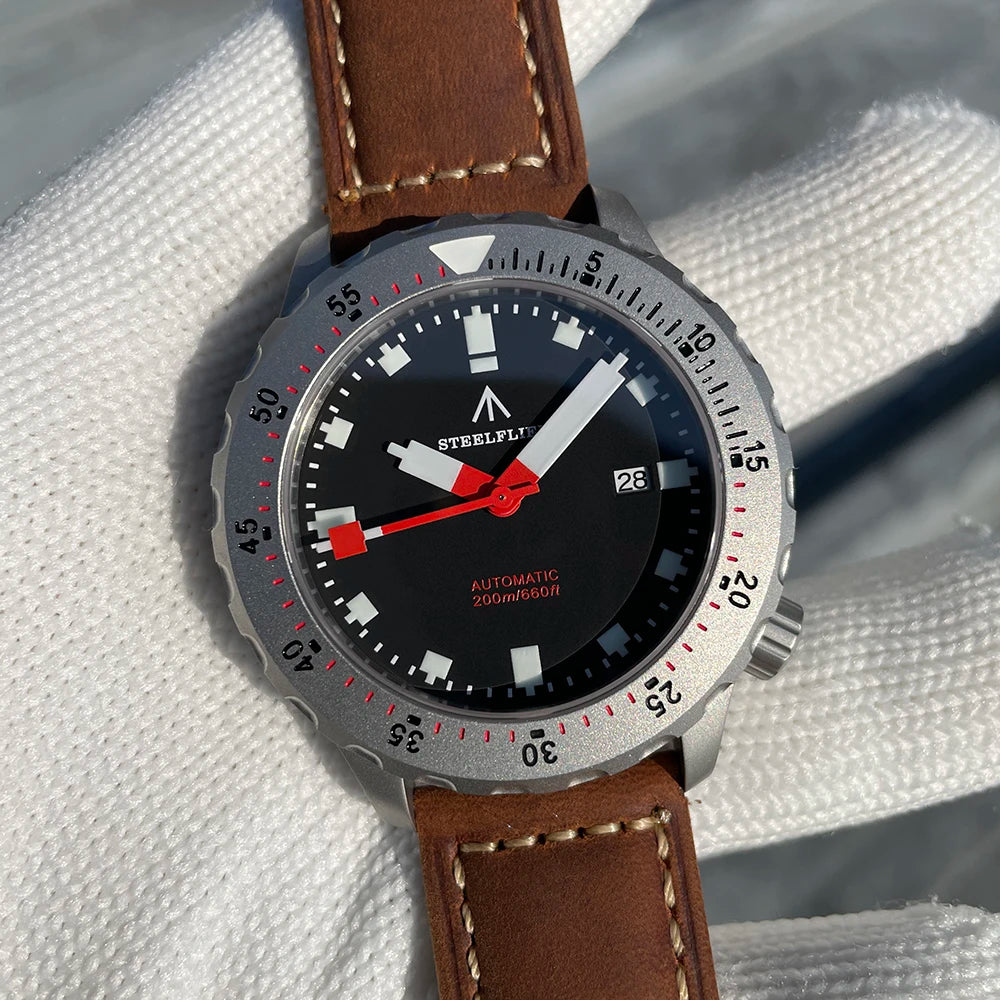 vastara sapphire steelflier official sf752 watch 39 - classic unisex timepiece with stainless steel (USA)