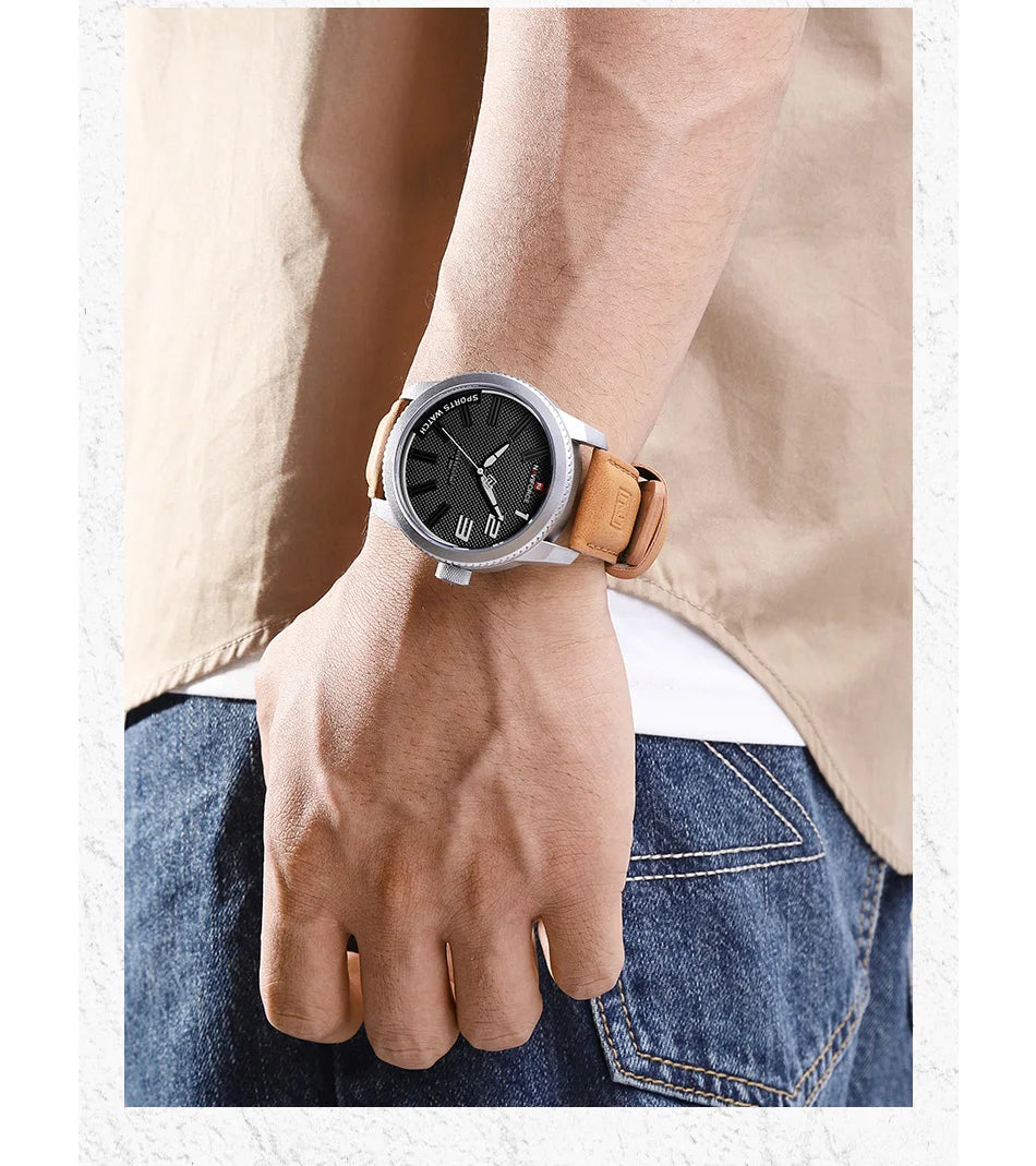 unisex classic watch vastara - original naviforce watch for men quartz sport - daily wear timepiece with neutral dial (USA)