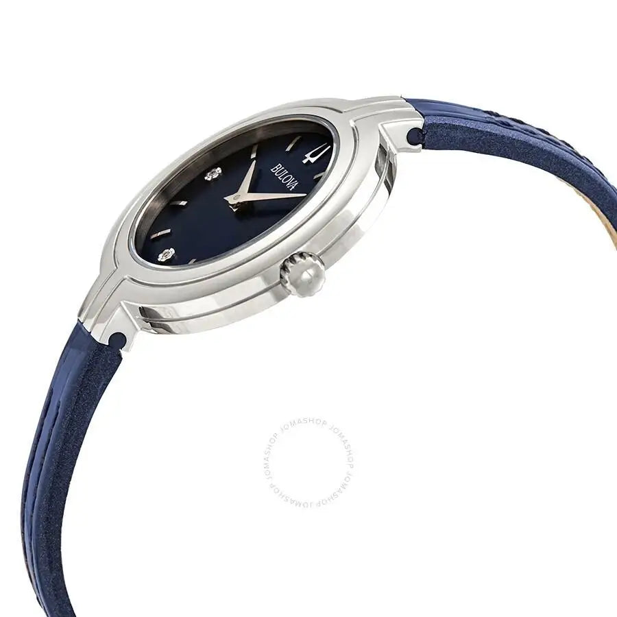 Bulova | Rhapsody Quartz Blue Dial Blue Leather - Product Image 2