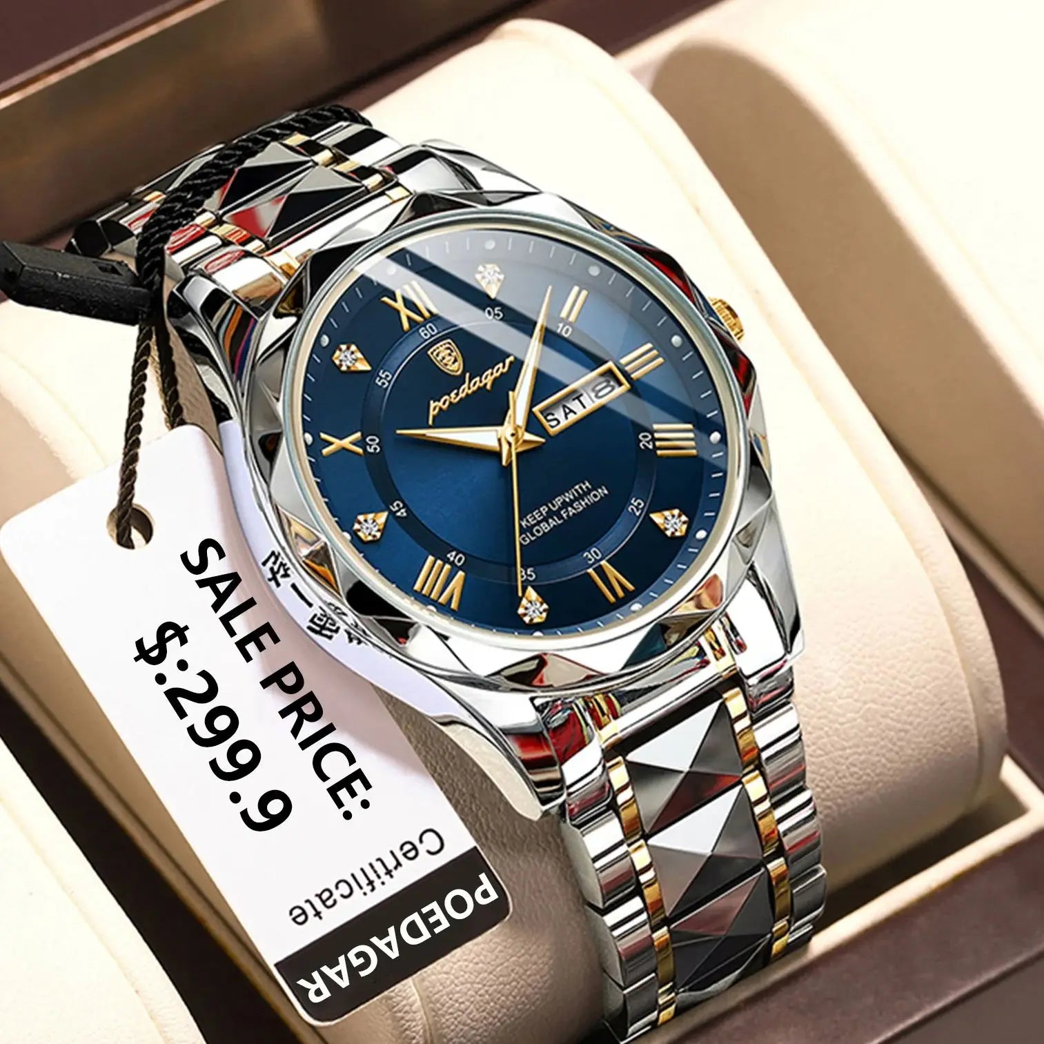 VASTARA vastara poedagar business s es stainless unisex timepiece - stainless steel stainless steel watch (USA)