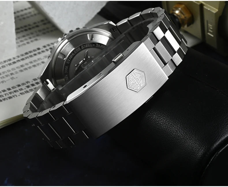 San Martin Men Automatic Watch Pilot mm Mechanical - Product Image 5