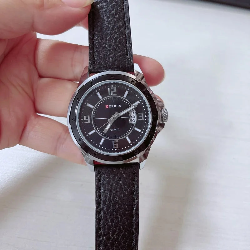 vastara - curren watch men watch 10 - modern unisex timepiece with waterproof (USA)