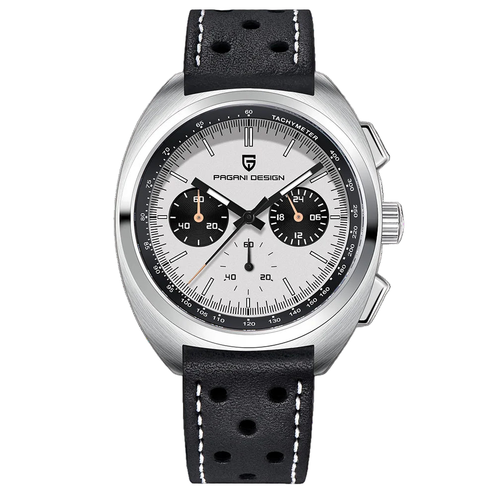 vastara luxury men’s chronograph – sapphire stainless steel watch 28 - casual unisex timepiece with chronograph (USA)