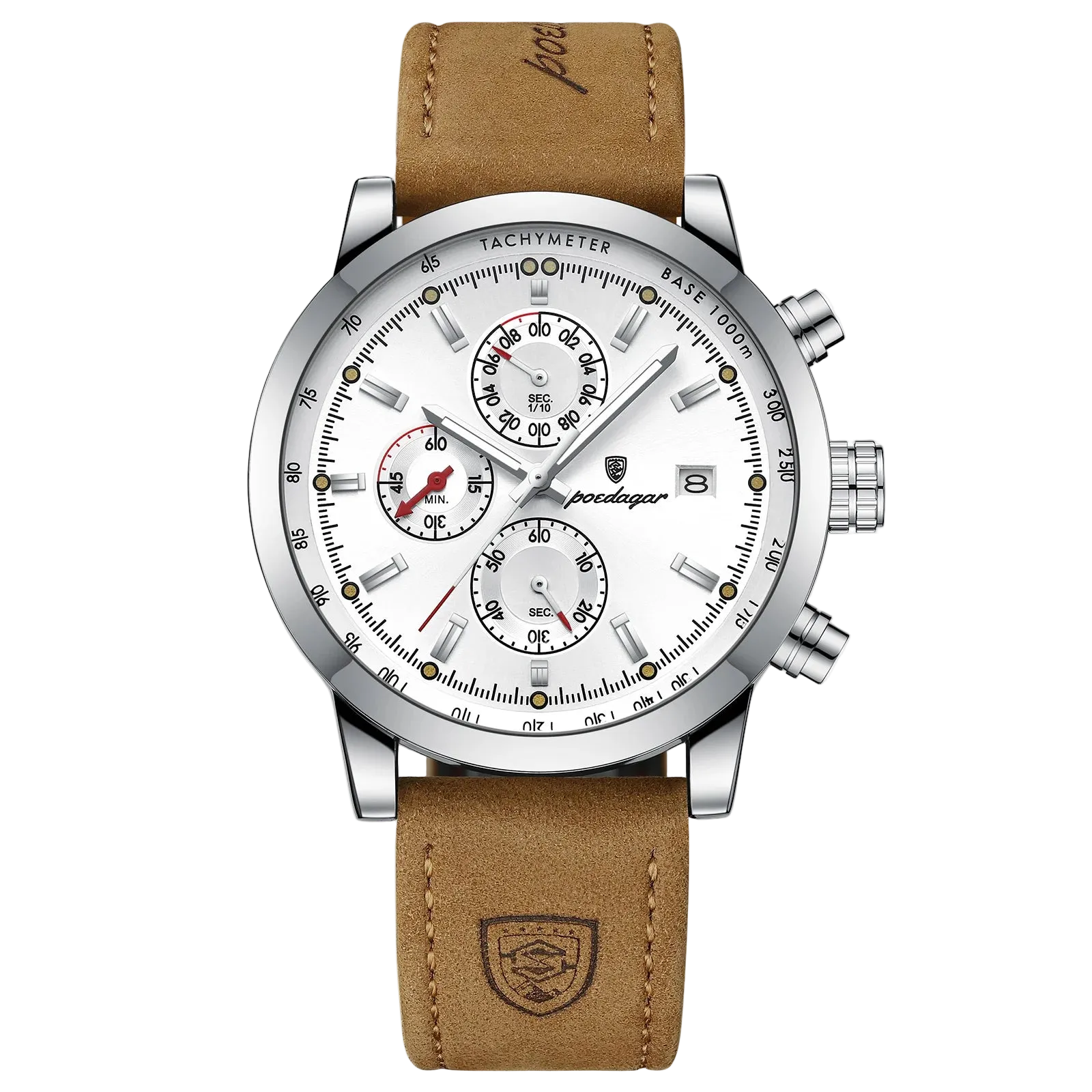 POEDAGAR Luxury Trendy Man Watch Date Waterproof - Product Image 22