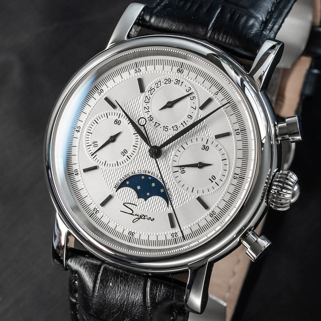 vastara sapphire sugess st1908 swanneck with technology watch 20 - classic unisex timepiece with stainless steel (USA)